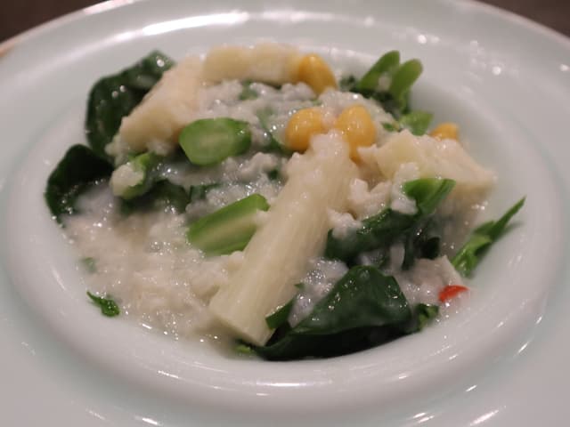 Photo of the dish “Chinese Yam & Seasonal Green Stew”