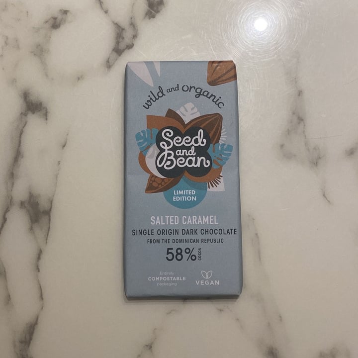 photo of Seed and Bean Salted Caramel Single Origin Dark Chocolate shared by @luciakopp on  31 Jan 2023 - review