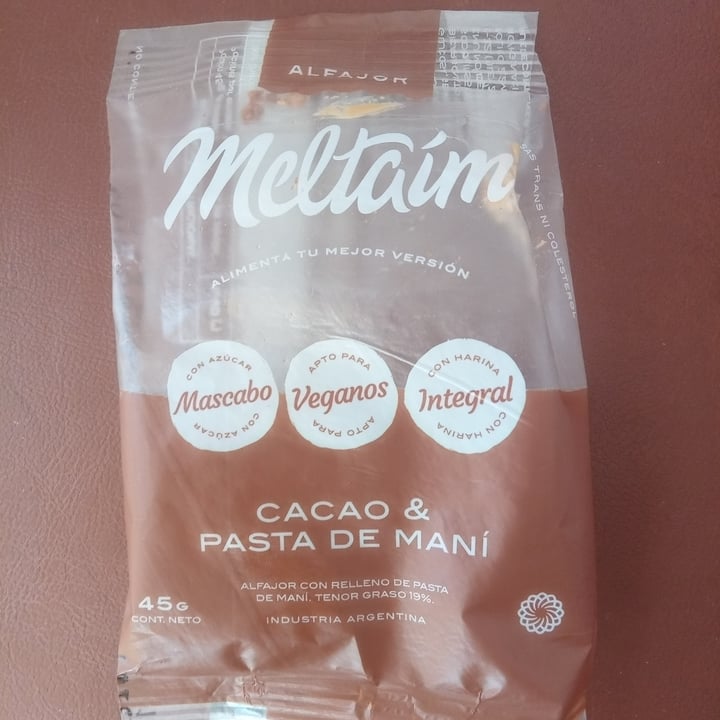 photo of Meltaím Alfajor De Cacao Y Pasta De Maní shared by @vir-mrcls on  17 Sep 2021 - review