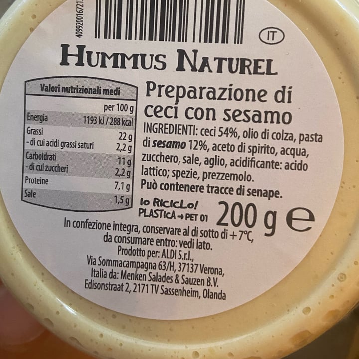 photo of Naturel Hummus Hummus shared by @vals on  13 Apr 2022 - review