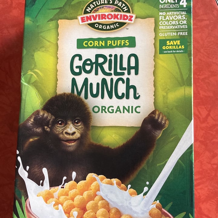 photo of Nature's Path Foods Corn Puffs Gorilla Munch shared by @jarmaline on  14 Oct 2021 - review