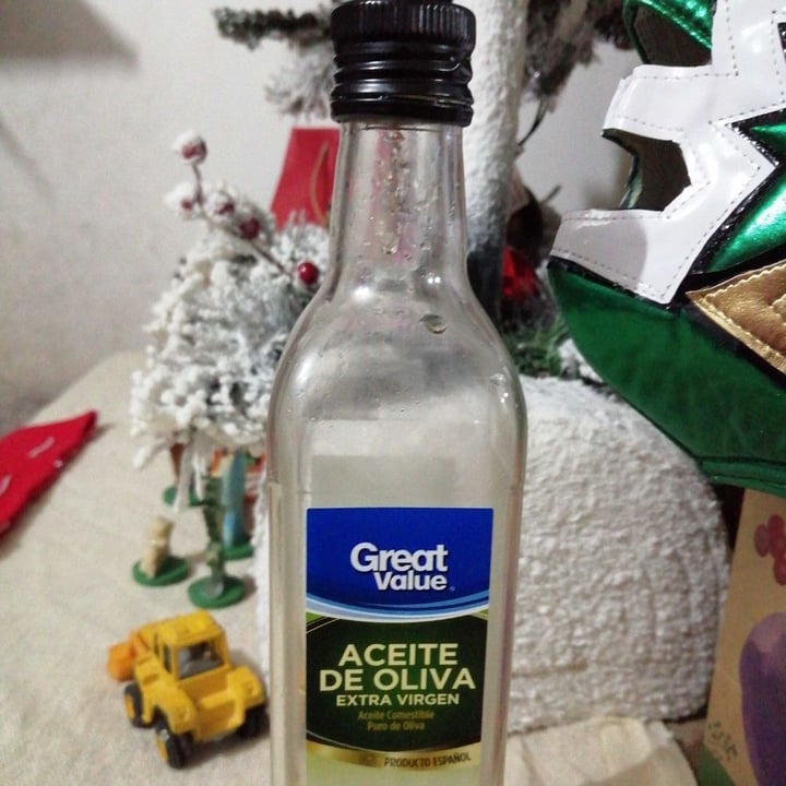photo of Great Value  Aceite de oliva shared by @livier on  18 Dec 2019 - review