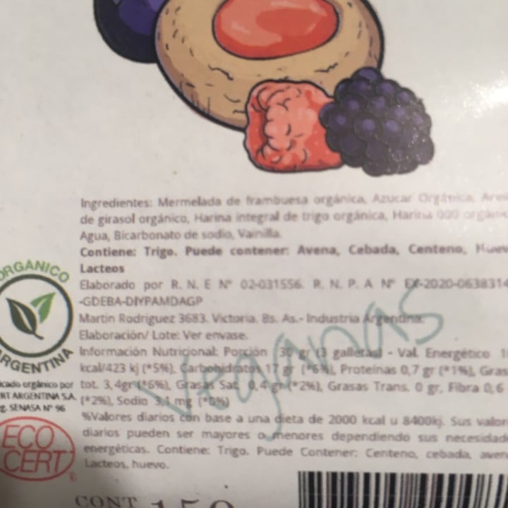 review photo of Grün Orgánico Pepas Con Mermelada De Frambuesa shared by @marumarchetti on 28 Aug 2021 - review