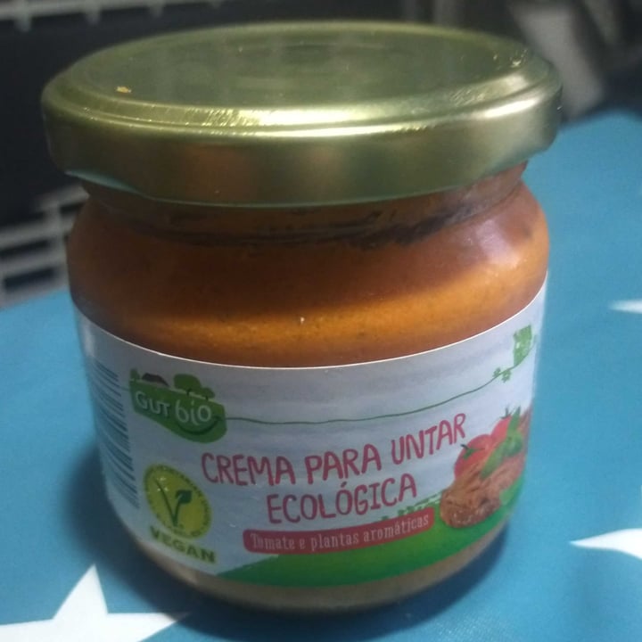 photo of GutBio crema para untar de tomate shared by @noevegan on  18 May 2022 - review