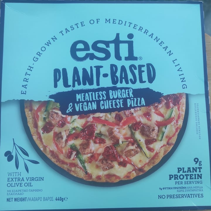 photo of Esti Vegan Cheese Pizza shared by @dimitrisv on  24 Mar 2022 - review