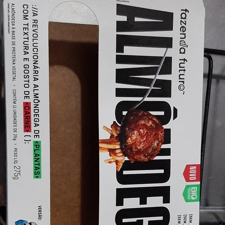 review photo of Fazenda Futuro - Future Farm Almôndega Vegetal shared by @cibeli on 17 Jun 2022 - review
