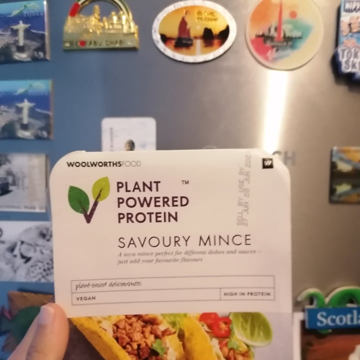 photo of Woolworths Food Plant Powered Protein Savoury Mince shared by @rushisushi7 on  30 Jun 2021 - review