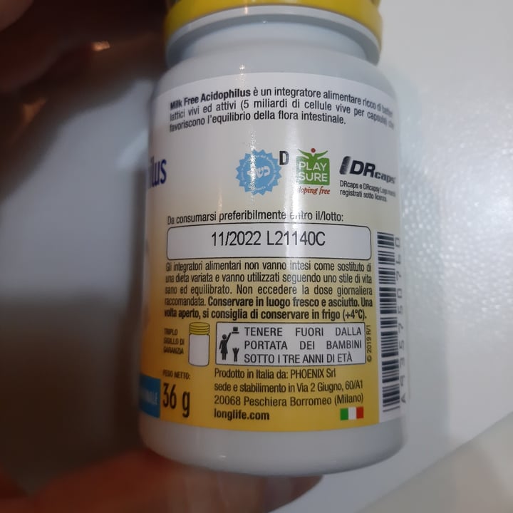 photo of Longlife Milk Free Acidophilus shared by @irr82 on  13 Apr 2022 - review