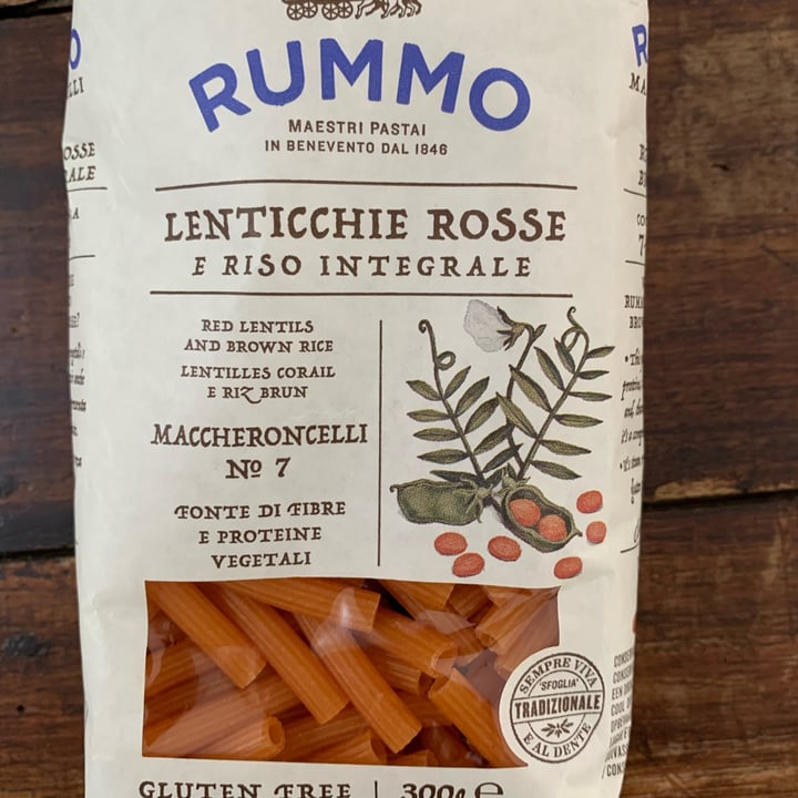 photo of Rummo Pasta di lenticchie rosse e riso integrale shared by @gaia32 on  10 Jun 2022 - review