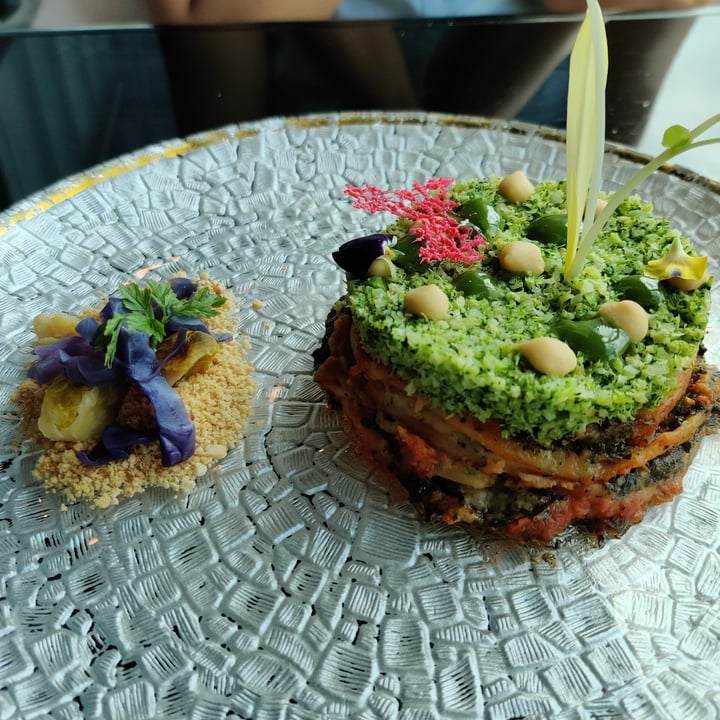 photo of Joie Silk Lasagna with Broccoli Riso and Cashew Nut Sand shared by @fourdollars on  01 Jul 2020 - review