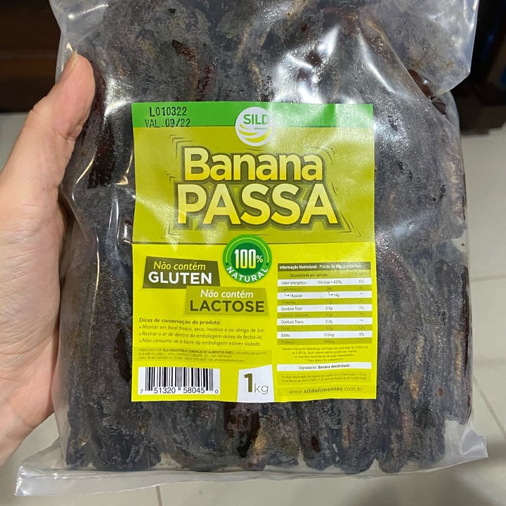 photo of SILD Alimentos Banana Passa shared by @anavieira on  19 Apr 2022 - review