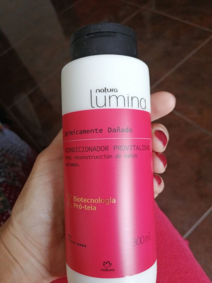 photo of Natura Acondicionador lumina para cabello químicamente dañado shared by @laurys on  10 Feb 2020 - review