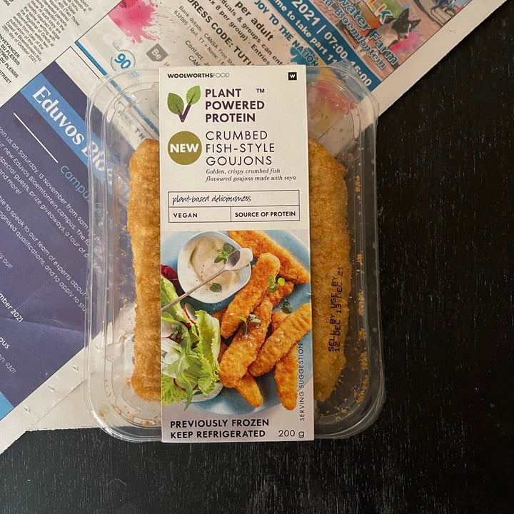 photo of Woolworths Food Crumbed fish-style goujons shared by @jeanne-marie on  01 Dec 2021 - review