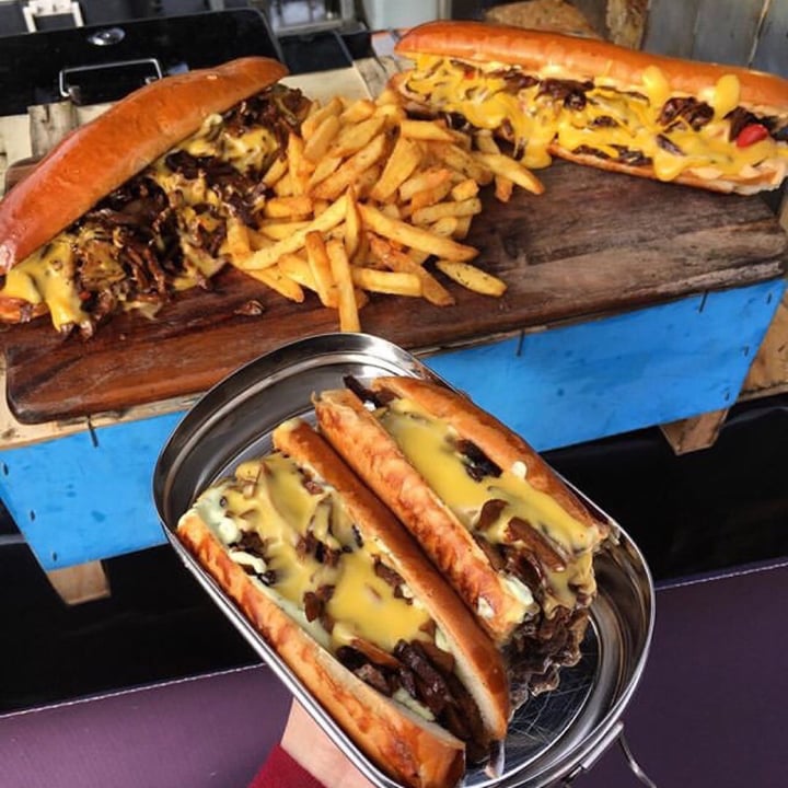 review photo of Jake's Vegan Steaks Philly Cheesesteak shared by @beatlebel on 18 Mar 2020 - review