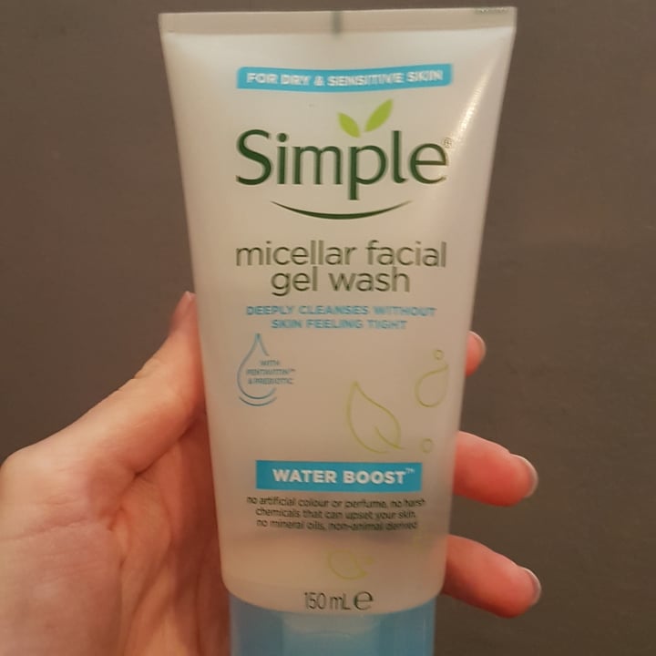 photo of Simple Micellar Facial Gel Wash shared by @tena on  02 May 2021 - review