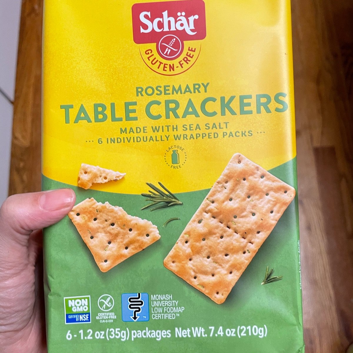 Schär Gluten Free Rosemary Table Crackers Reviews abillion