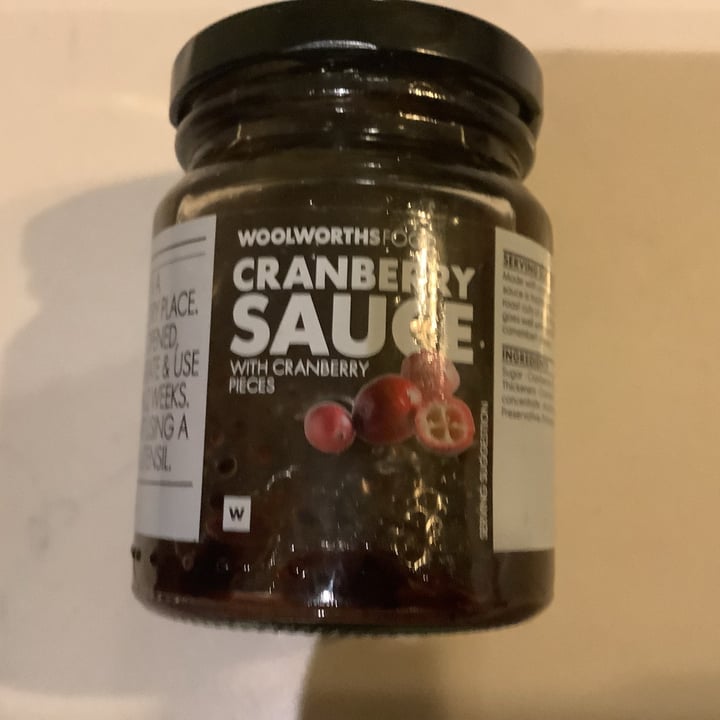 photo of Woolworths Food Cranberry Sauce shared by @rubywatson on  23 Jun 2022 - review