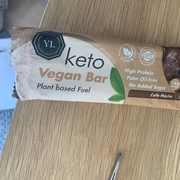 photo of Youthful Living Keto vegan bar Cafe Mocha shared by @veggielover20 on  04 Jan 2022 - review