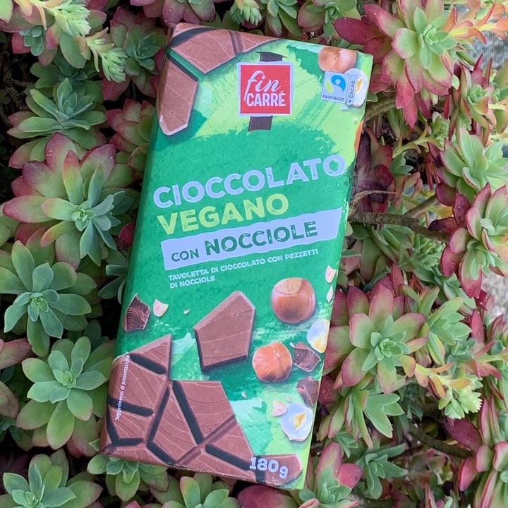 photo of Fin Carré Cioccolato vegano con nocciole shared by @canarini01 on  05 Apr 2022 - review