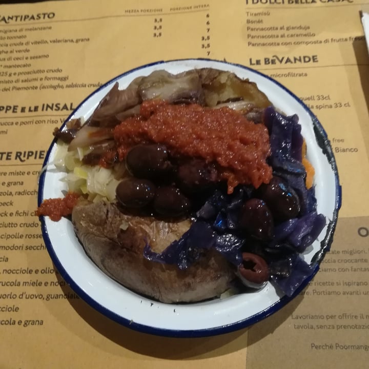 review photo of Poormanger 2 Patata con verdure di stagione, crema di pomodori secchi e olive shared by @alicefr on 11 Dec 2021 - review