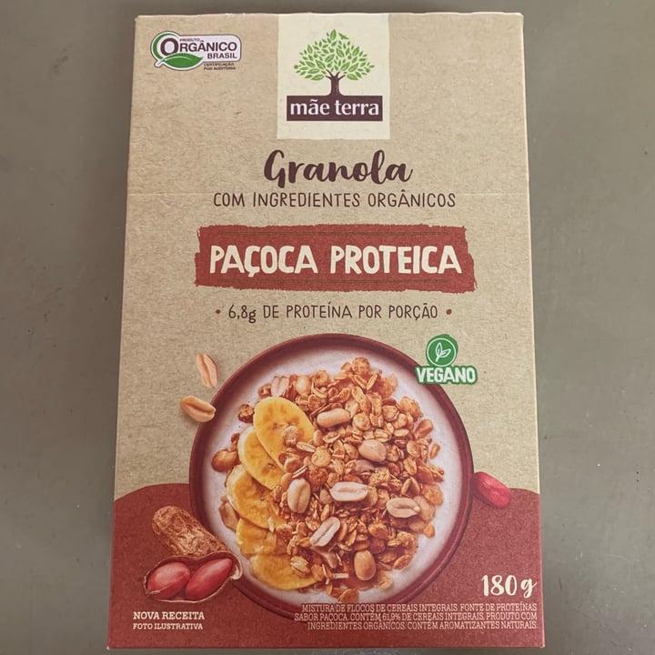 photo of Mãe Terra Granola Paçoca Proteica shared by @simonem on  21 Aug 2022 - review