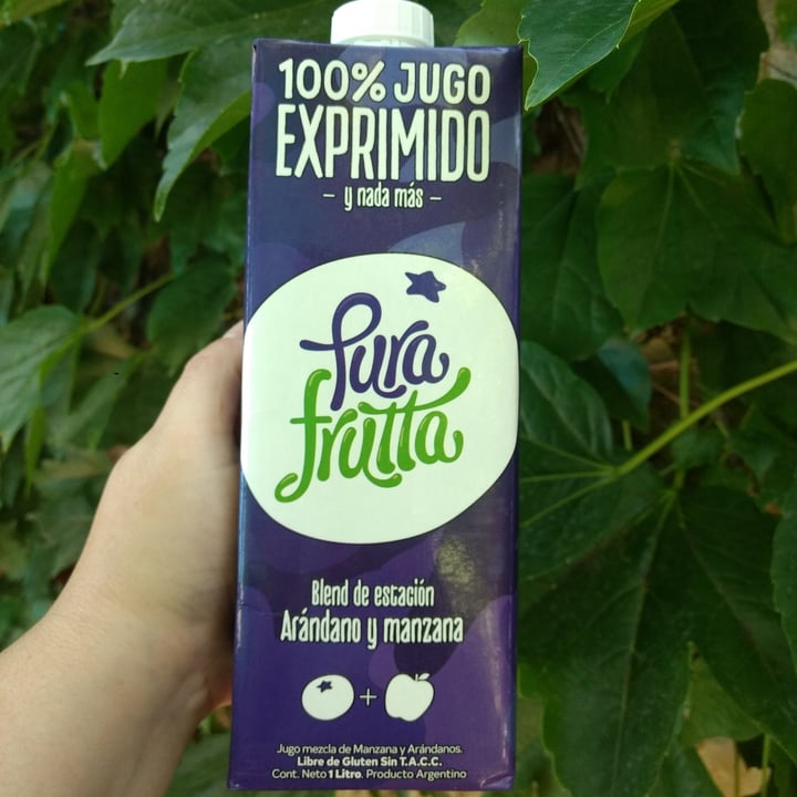 photo of Pura frutta Jugo De Arándano Y Manzana shared by @ericaterreros on  06 Jan 2021 - review