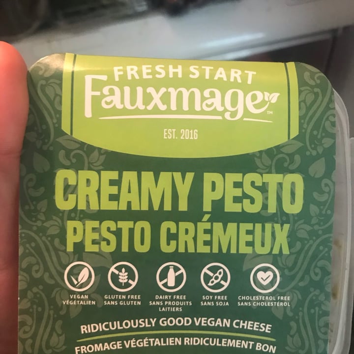 photo of Fresh Start Fauxmage Pesto Cream Cheese shared by @lorelei on  28 Jun 2021 - review