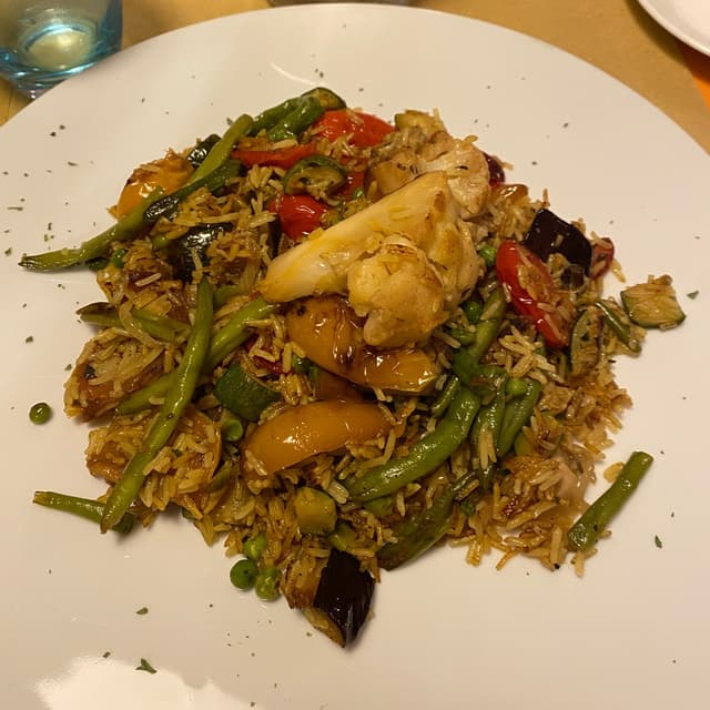 Photo of the dish “Paella vegana”