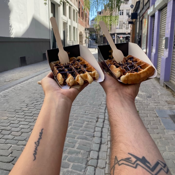 photo of Veganwaf' Vegan Belgian Waffle shared by @travelerafit on  27 Aug 2020 - review