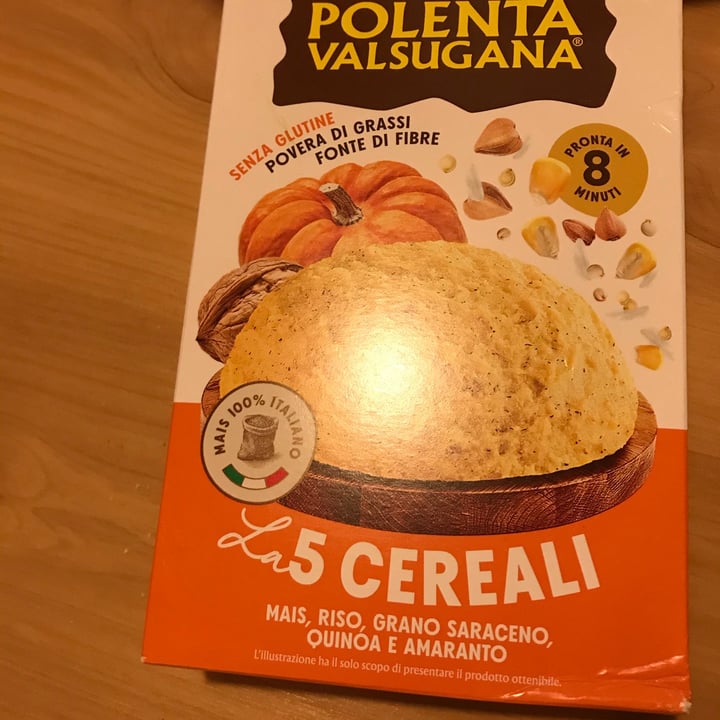 photo of Polenta Valsugana Polenta Ai Cinque Cereali shared by @silviaveg9 on  12 Sep 2022 - review
