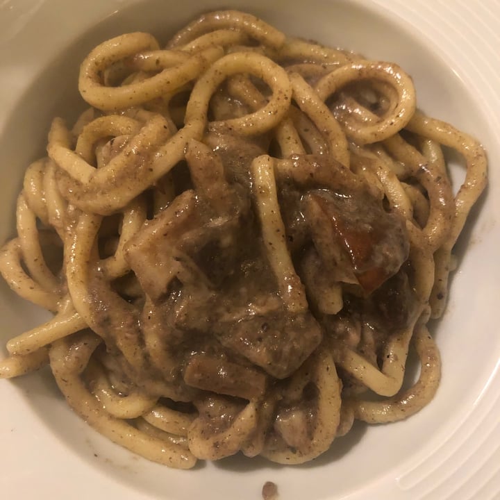 photo of MiBiò bistrot Pici ai funghi porcini e tartufo bianco shared by @polliceverde on  18 Dec 2021 - review