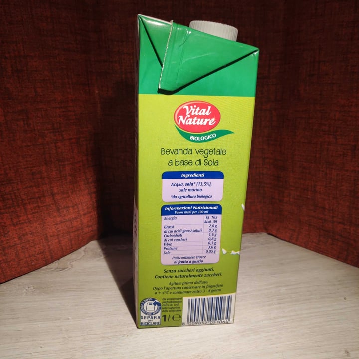 photo of Vital nature Bevanda soia natural shared by @manilla on  27 Dec 2021 - review