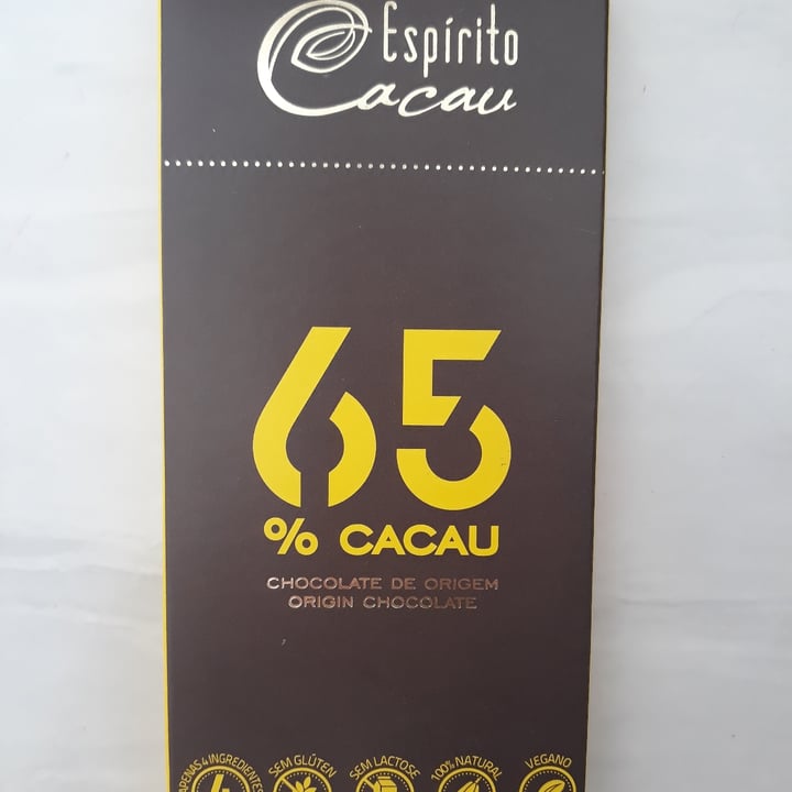 review photo of Espírito Cacau Chocolate 65% shared by @mslinda on 01 Sep 2022 - review