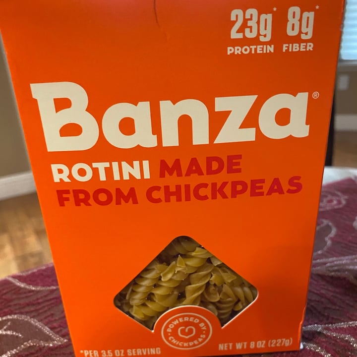 photo of Banza Rotini Made from Chickpeas shared by @fsidhu on  08 Sep 2020 - review