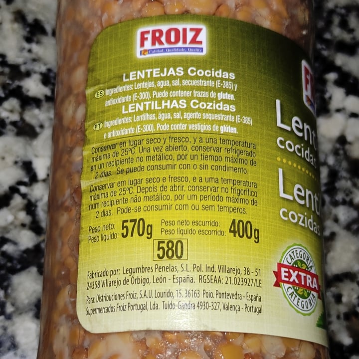 review photo of Froiz Lentejas Cocidas shared by @sarides on 24 Dec 2022 - review