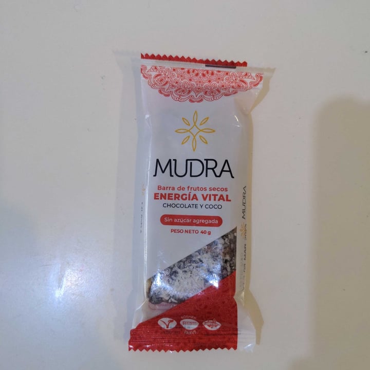 photo of Mudra Barrita De Chocolate Y Coco shared by @ailinmassa on  21 Oct 2022 - review