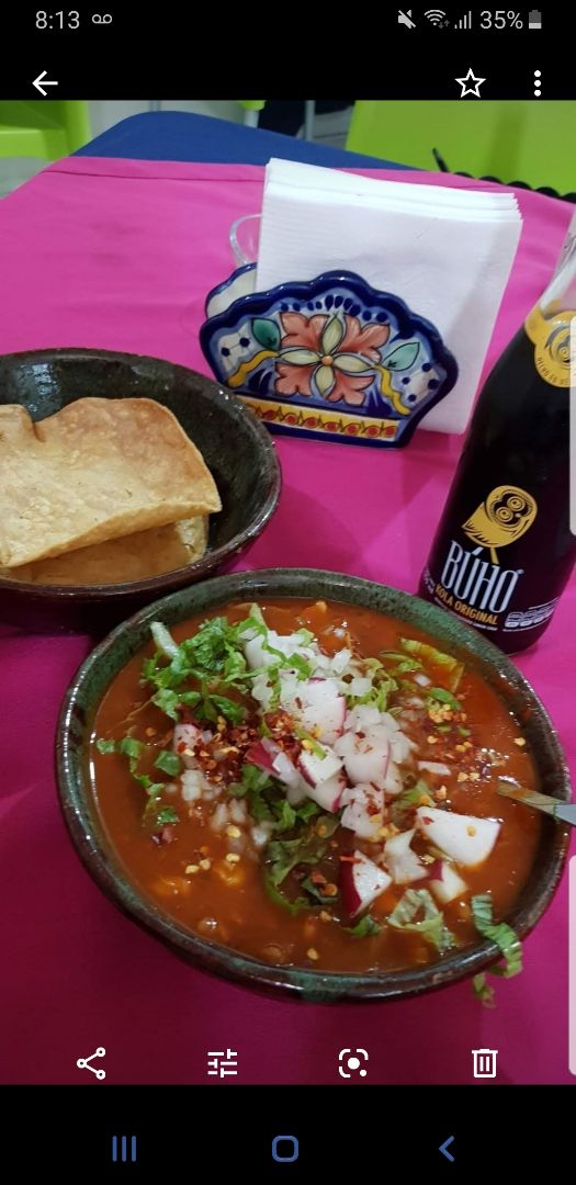 review photo of Veggicano Comida & Tienda Pozole Rojo shared by @virigf on 16 Mar 2020 - review