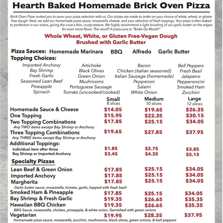 photo of Brick Oven Pizza Gluten Free Vegan Pizza shared by @agargmd on  02 Jul 2021 - review