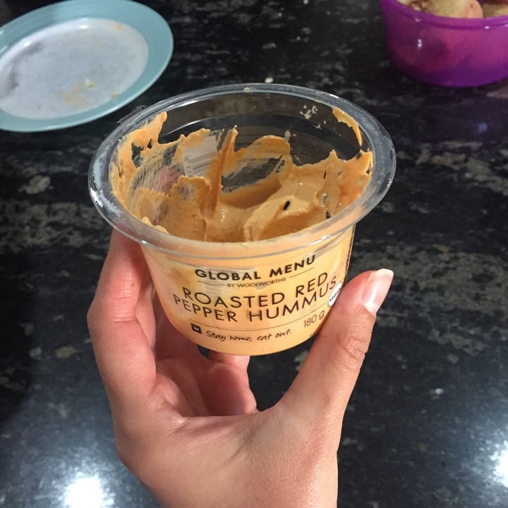 Woolworths Food Roasted red pepper hummus Review abillion