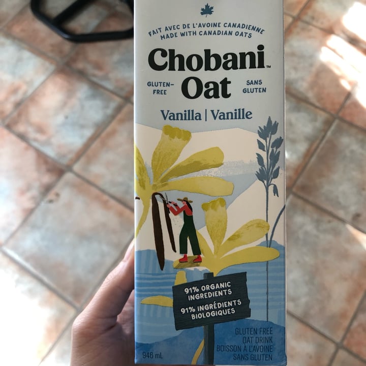 photo of Chobani Non-dairy Vanilla Oat Milk shared by @jojo115 on  01 Nov 2021 - review
