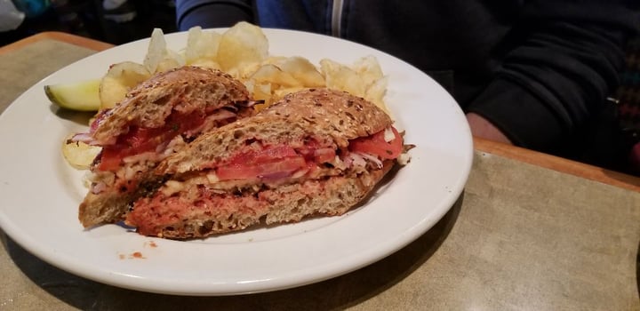 review photo of Pizza Luce Mock Sausage Parmigiana shared by @amyleinen on 12 Sep 2018 - review