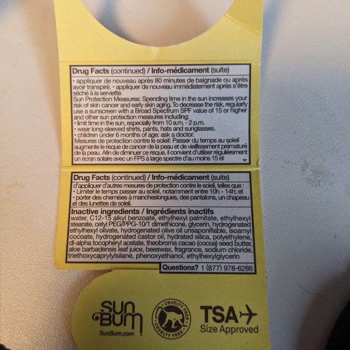 review photo of Sun Bum SPF 50 Sunscreen shared by @amaris--g on 26 May 2022 - review