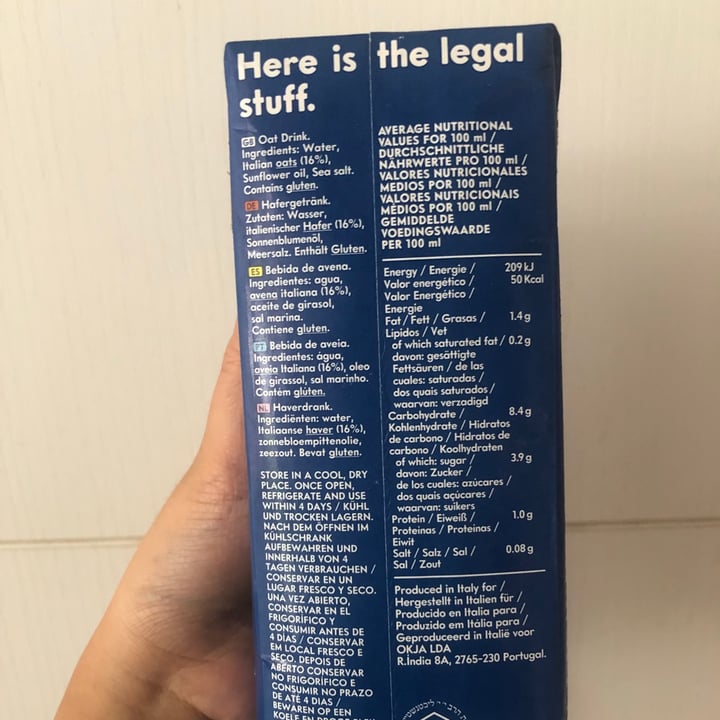 photo of okja Oat M*lk shared by @eaturdamnveggies on  06 Jul 2021 - review