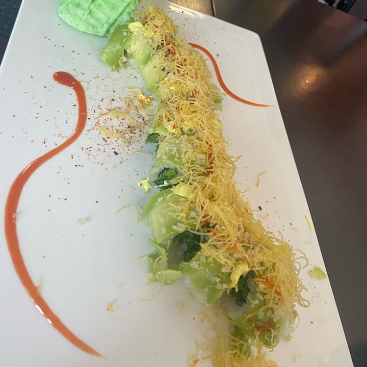 review photo of Asia Fusion Sushi Dragon fire Vegan roll shared by @isabella2409 on 06 Aug 2022 - review