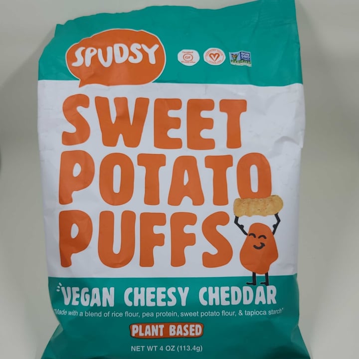 photo of Spudsy Foods Vegan Cheesy Cheddar Sweet Potato Puffs shared by @greentini4 on  20 Oct 2021 - review