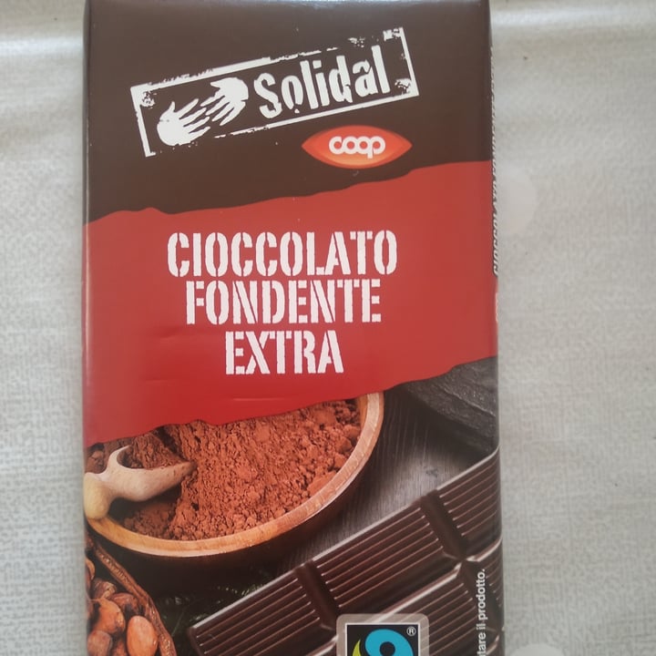 photo of Solidal coop Cioccolato Fondente Extra  shared by @giovegan90 on  09 Mar 2022 - review