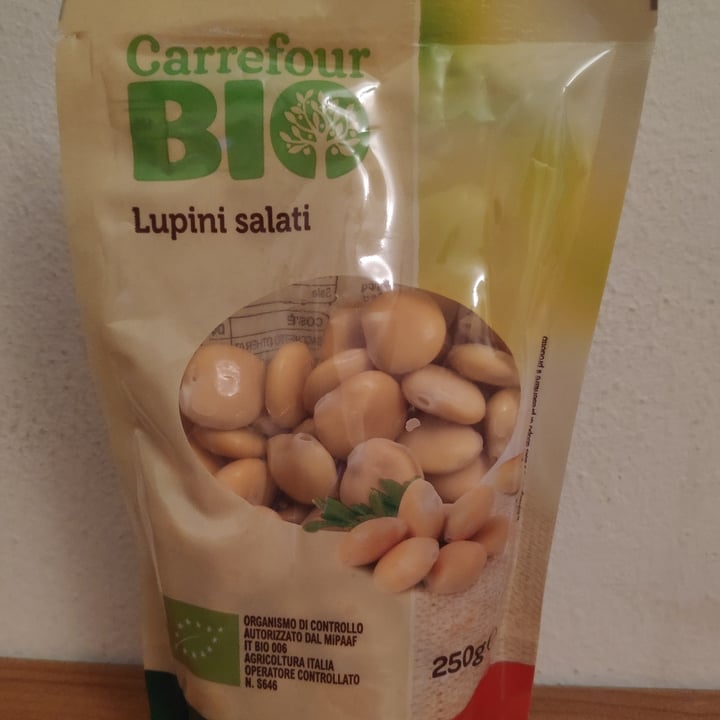 photo of Carrefour Bio Lupini salati shared by @happyanimals on  14 May 2022 - review