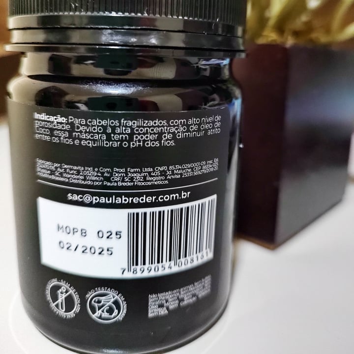 review photo of Paula Breder Fitocosmeticos Máscara capilar óleo de coco shared by @giorgiatabachi on 24 May 2022 - review