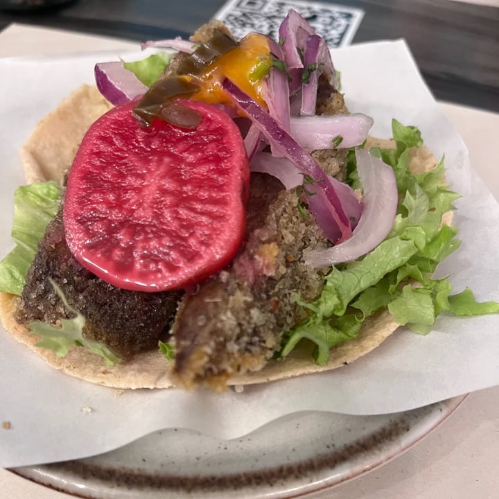 review photo of Mestizo Vegano Taco de chicharrón shared by @matro on 18 Dec 2022 - review