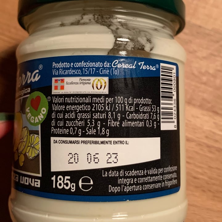 review photo of Cereal Terra Mayo di ceci senza uova shared by @vegamomo on 13 Apr 2022 - review